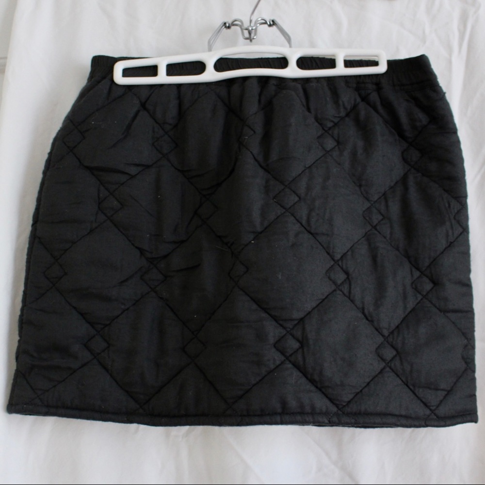 Urban Outfitters Ridley Quilted Mini Skirt
